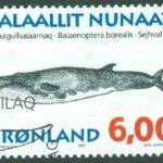 Grönland – F  308 Valar II, sejval. 6.00 kr stpl