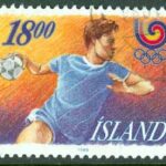 Island – F  725 OS i Söul, handboll. 1 kpl stpl