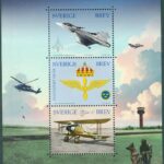 Souvenirark Flygvapnet 1926 – 2026 (3 märken Sverige brev)