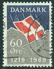 Danmark – F 507 Danmark 750 år, 1 kpl stpl