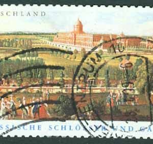 Tyskland – M 2499 Preussiska slott, Nya palatset i Sanssouciparken, Potsdam, 1 kpl stpl