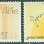Nederländska Antillerna – M  562-563 Utveckling och främjande av papiamento, 2 kpl **